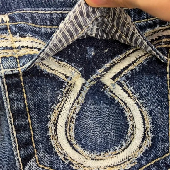 Big Star Pioneer Boot Mens Jeans Size 33L Distressed Cowboy Western Rodeo - Picture 16 of 16